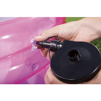 Basenik dla dzieci do nadmuchania Różowy 70x30cm BESTWAY + Łatka naprawcza